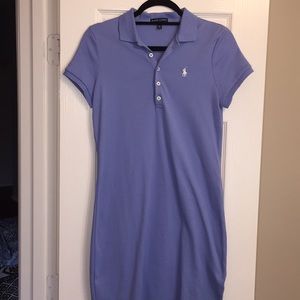 Ralph Lauren Baby Blue Polo Dress - S